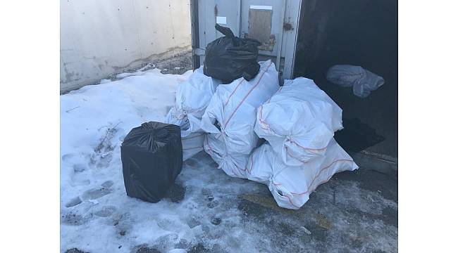 Van'da kaçak sigara operasyonu