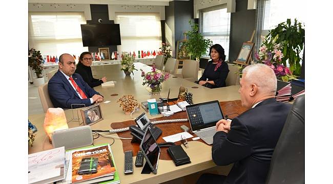 Yeni yönetimden Bozbey'e ziyaret