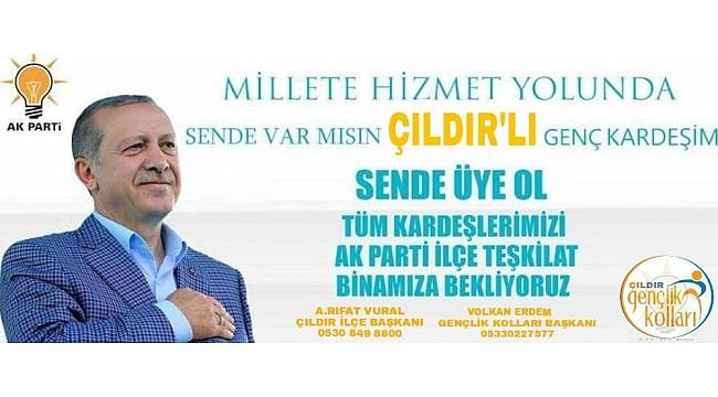 AK Parti Çıldır Gençlik Kollarından üye kampanyası