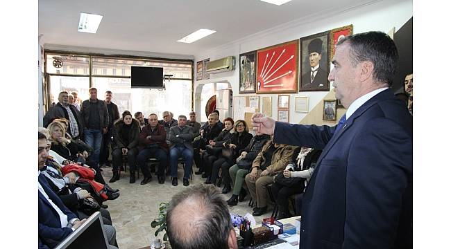 Başkan Gençer&#39;den CHP yönetimine iade-i ziyaret