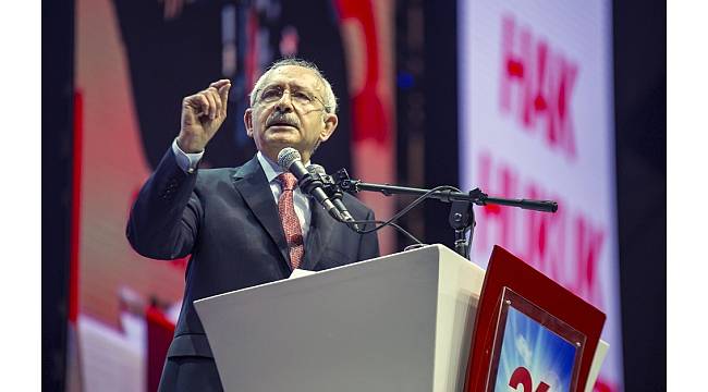 CHP&#39;nin 36. Olağan Kurultayı Kılıçdaroğlu&#39;nun açış konuşmasıyla başladı
