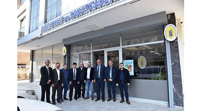 Didim Ticaret Odası, Esnaf Odasının yeni yönetimini ziyaret etti