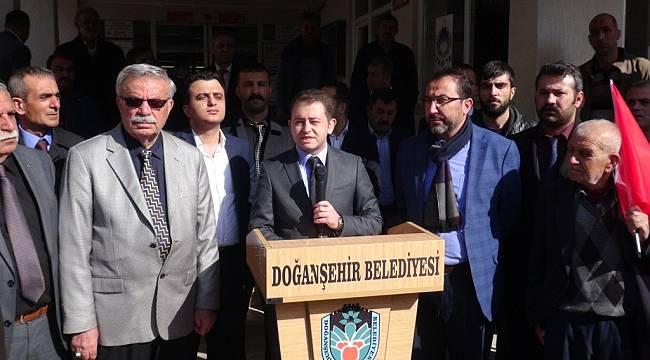  Doğanşehir’de Mehmetçiğe destek yürüyüşü