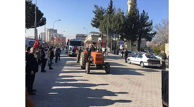 Düziçi'de Zeytin Dalı Harekatı'na destek konvoyu