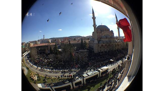 Eskişehirli şehit Serdar Ege'yi binler uğurladı