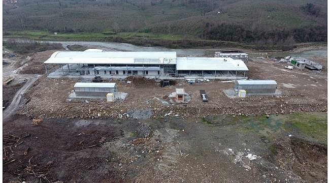Fatsa Mezbaha ve Hayvan Pazarının kaba inşaatı tamam