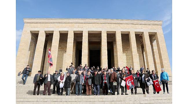 Gönlü genç Çankayalılar Anıtkabir'de