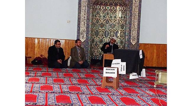 Hisarcık'ta umreye gideceklere seminer verildi