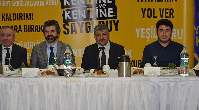 “Kendine ve Kentine Saygı Duy” projesinin tanıtımı yapıldı