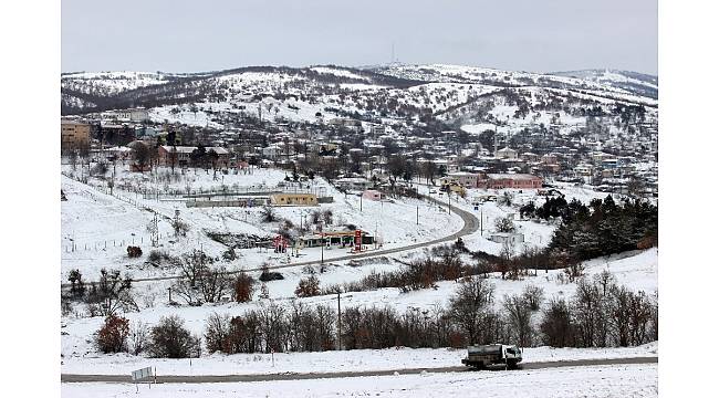Kırklareli'nde kar yağışı