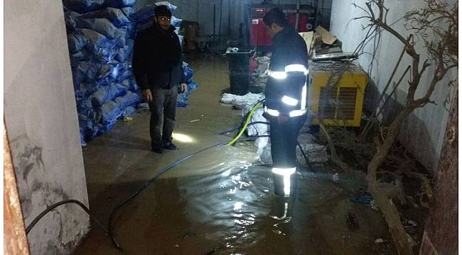 Mardin İtfaiyesi fırtına nöbetinde