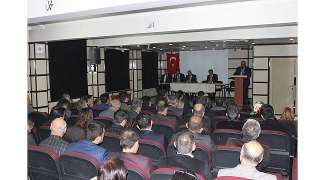 Milli Eğitim Müdürü Aydoğdu, okul müdürleriyle buluştu