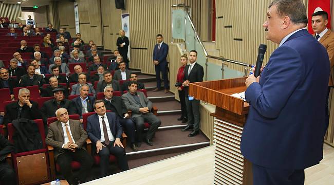  Muhtarlarla istişare toplantısı yapıldı