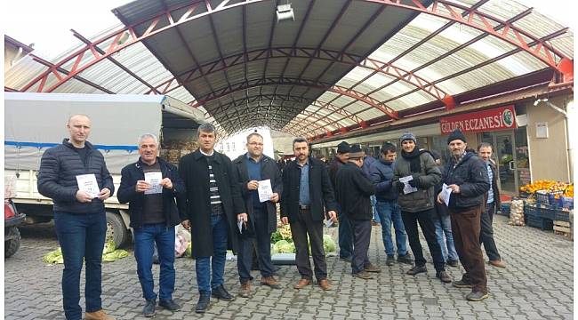 Pazarda proje tanıttılar