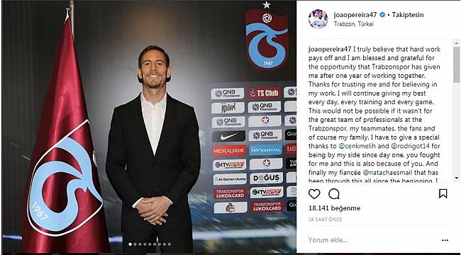 Pereira: &quot;Her zaman en iyisini yapmaya devam edeceğim&quot;