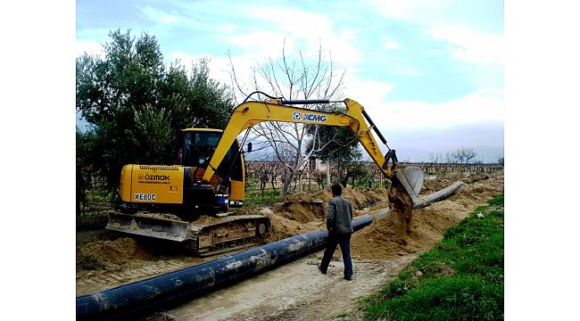 Sarıgöl Ovası'nın sulamasının yüzde 40'ı tamamlandı