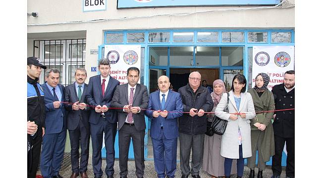 Şehit Sabri Altınbaş kütüphanesi açıldı