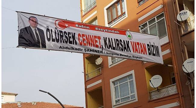 Sungurlu'dan zeytin dalı harekatı'na destek