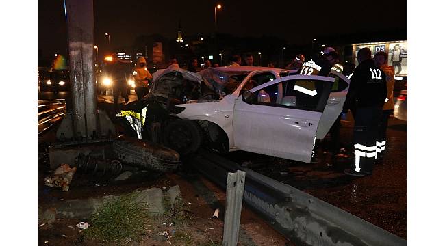 Bakırköy'de kaza; 1'i ağır 3 yaralı