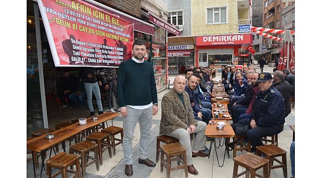Fatsalı çaycı bir günlük hasılatını Afrin'e bağışladı