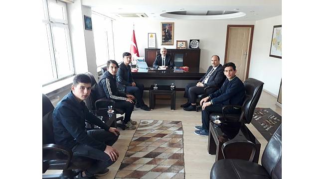 Kaymakam Güven, öğrenci meclis başkanını ağırladı