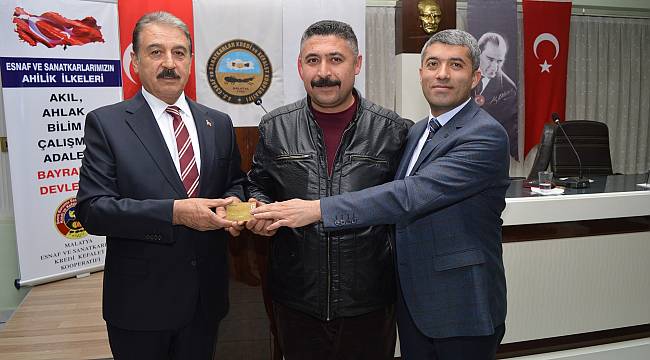 Malatya’da TESK Kart’ın dağıtımına başlandı