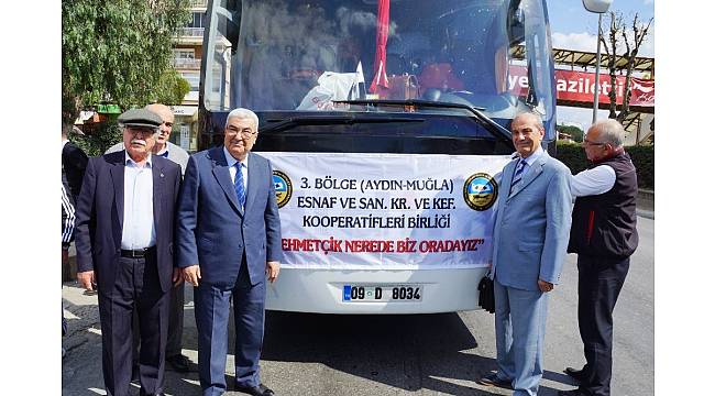 Mehmetçik'e destek için Aydın'dan Hatay'a gittiler
