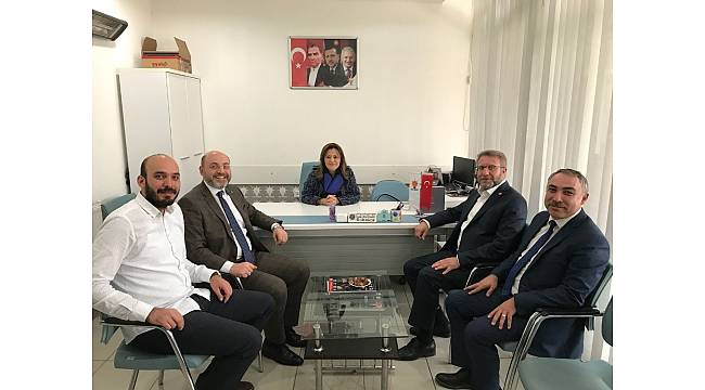 Milletvekili Tan ve Başkan Çetinbaş'tan Ceyda Çetin Erenler'e tebrik ziyareti