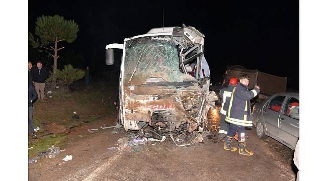 Otobüs kazasında yaralı sayısı 26'ya yükseldi