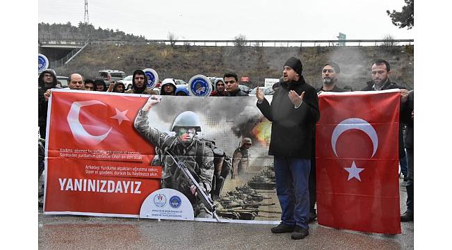 Pedallar Mehmetçiğe destek için çevrildi