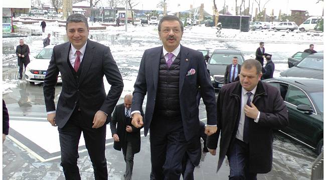 Rıfat Hısarcıklıoğlu Akçakoca'da