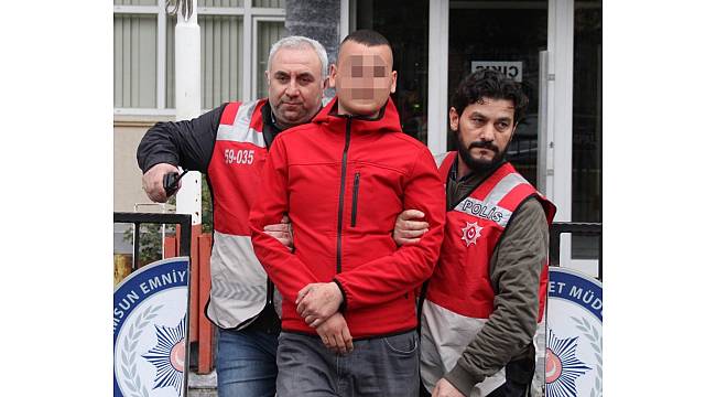 Samsun'da 20 aracın lastiğini kesen genç yakalandı