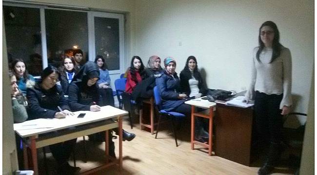 Şaphane&#39;de Türk İşaret Dili Kursu