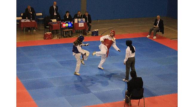 Taekwondo bölge maçı yapıldı