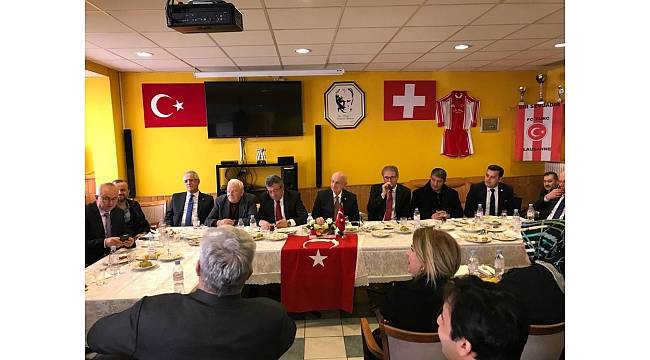 TBMM heyeti, Lozan Türk Birliği&#39;ni ziyaret etti