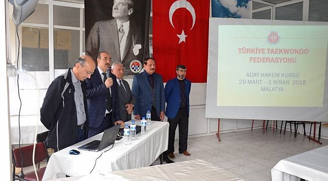 Tekvando Aday Hakem Kursu başladı
