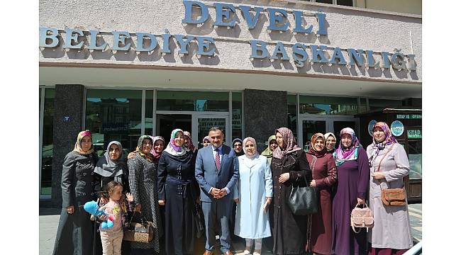 AK Partili kadınlar Başkan Cabbar'ı ziyaret etti