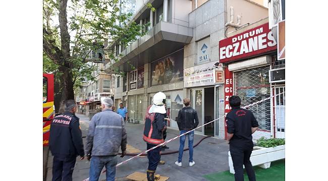Ankara'da okulda yangın paniği