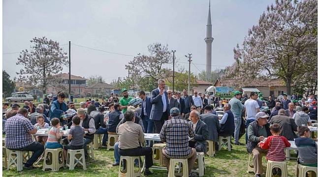 Karacabey'de köy mevlitlerine belediye desteği