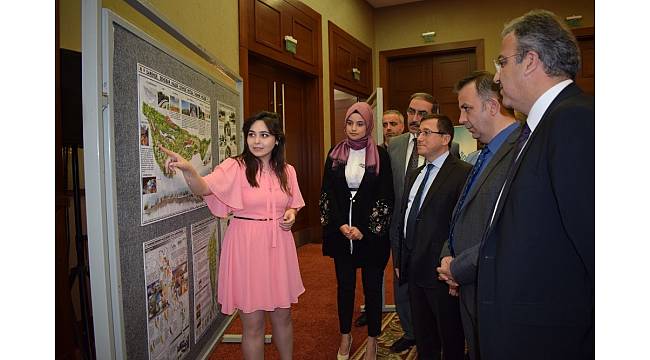 Malatya'da peyzaj tasarım projesi sergisi açıldı