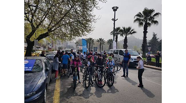 Öğrenciler bisikletleriyle yarıştı