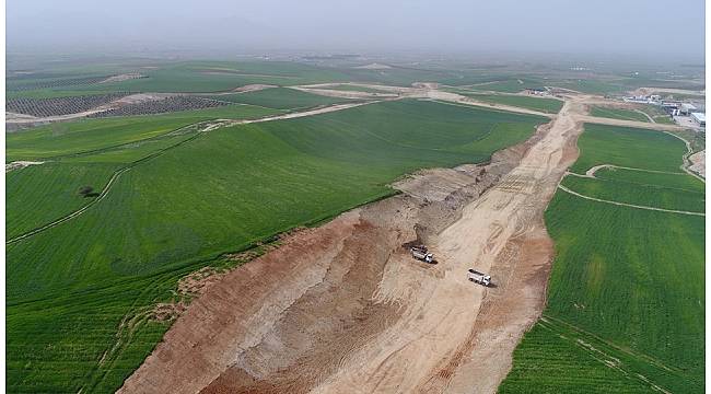 Salihli OSB 2.etapta altyapı çalışmaları sürüyor