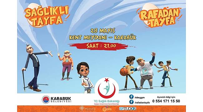 'Sağlıklı Tayfa Rafadan Tayfa' çocuklarla buluşacak