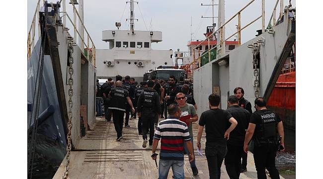 Adalar'da narkotik operasyonu