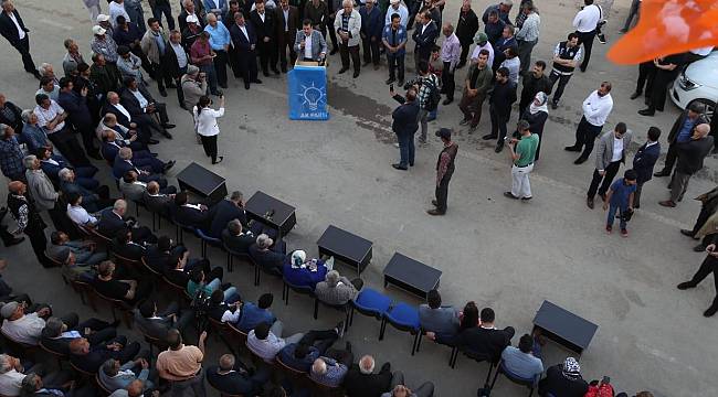 AK Parti heyeti Doğanşehir’deydi