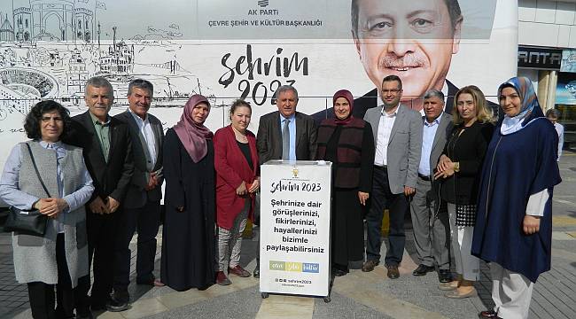 AK Parti’nin ‘Şehrim 2023’ otobüsü Malatya’daydı