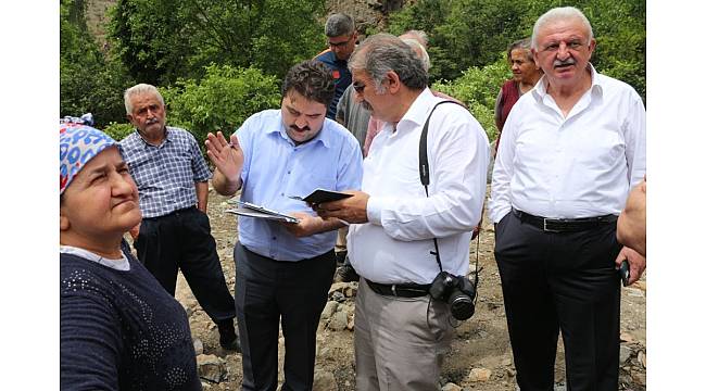Artvin'deki sel ve heyelan