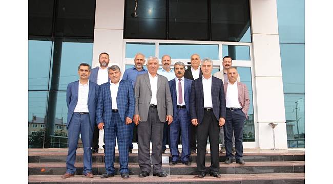 Başkan Uslu'ya 'hayırlı olsun' ziyareti