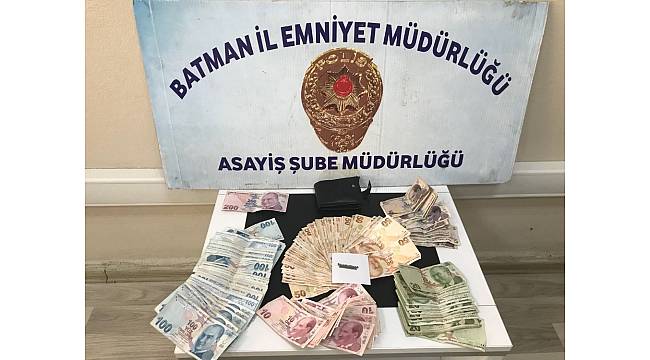 Batman'da jiletli hırsız yakalandı