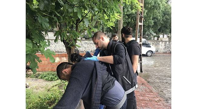 Beyoğlu'nda narkotik uygulamasında hareketli dakikalar